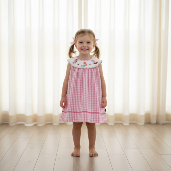 Sunshine Stroll Embroidered Dress