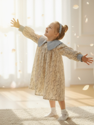 Vintage Rosebud Manor Dress