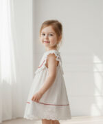 Delicate Lace & Bow Summer Dress