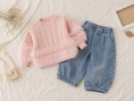 Kiko Winter Blossom Faux Fur Knit Set