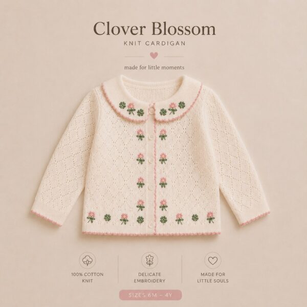 Kiko Clover Blossom Knit Cardigan