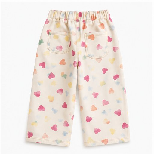 KIKO Colourful Hearts Barrel Jeans