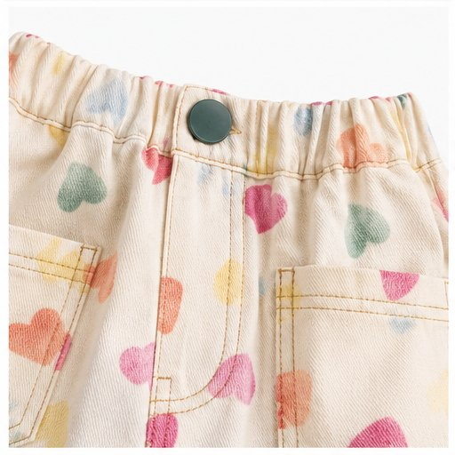 KIKO Colourful Hearts Barrel Jeans
