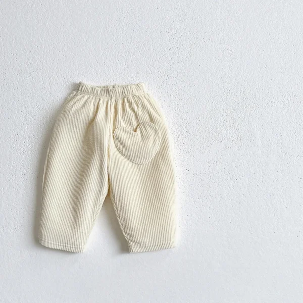 KIKO Sweetheart Heart Corduroy Pants