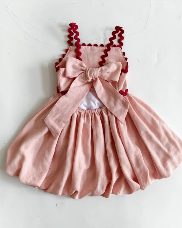 Rosie Wavy Bow Dress